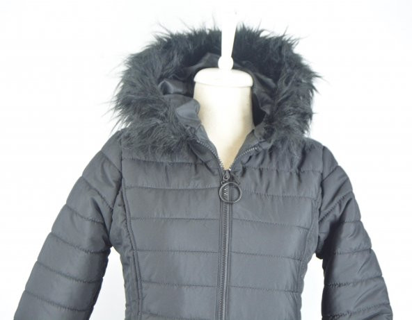 ESMA Bayan Kapşonlu Kısa Şişme Mont / KSD4416 - 5