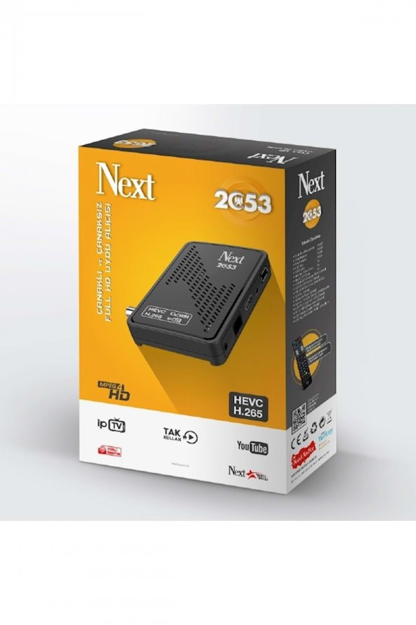 Next 2053 Full Hd Uydu Alıcısı (int.tv ) Youtube Wifi+ethernet Gi - 2