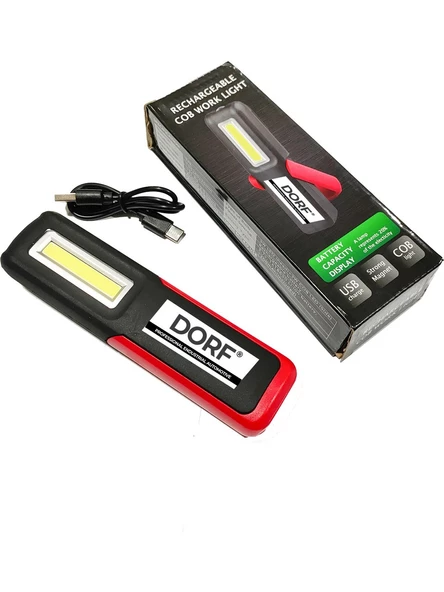Dorf Şarjlı Çalışma Lambası Cob LED 300 Lümen Mıknatıslı - 3