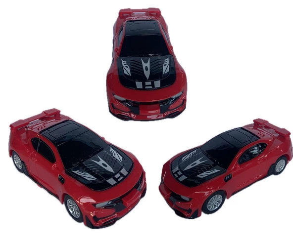 Işıklı Sesli Müzikli Çek Bırak Robota Dönüşen Araba - 7