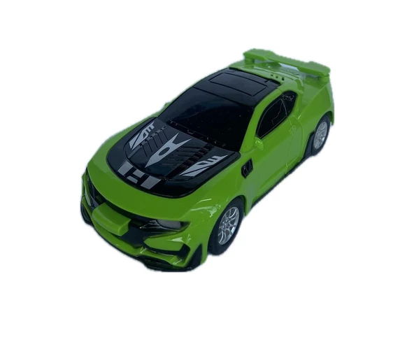 Işıklı Sesli Müzikli Çek Bırak Robota Dönüşen Araba - 10