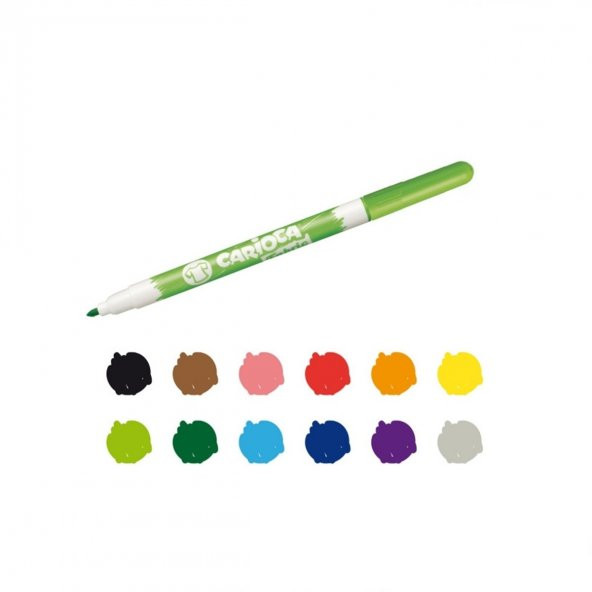 Carioca Keçeli Kumaş Boyama Kalemi Seti 10lu - 2