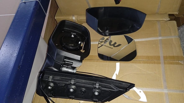 AYNA KOMPLE SOL ELEK+IS+ANTENLI VW CADDY 15 >