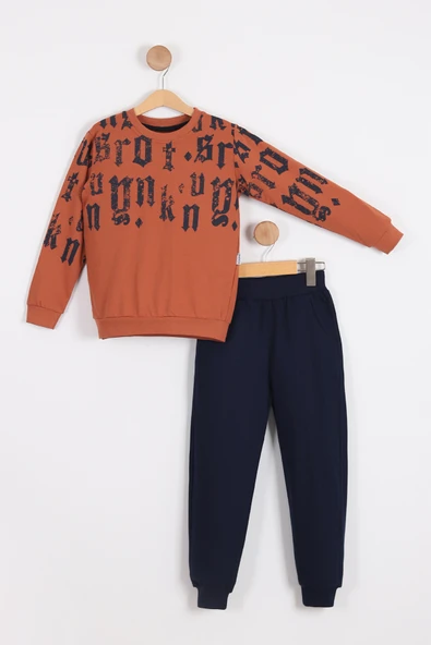 Bisiklet Yaka Mevsimlik Erkek Çocuk Eşofman MNK3502 - 15