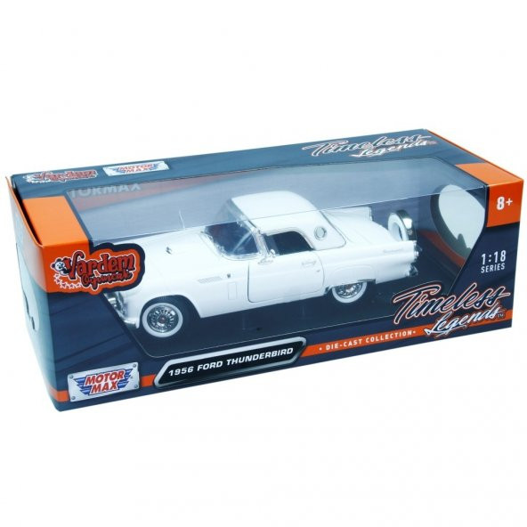 Motormax 1:18 1956 Ford Thunderbird Model Araba - 4