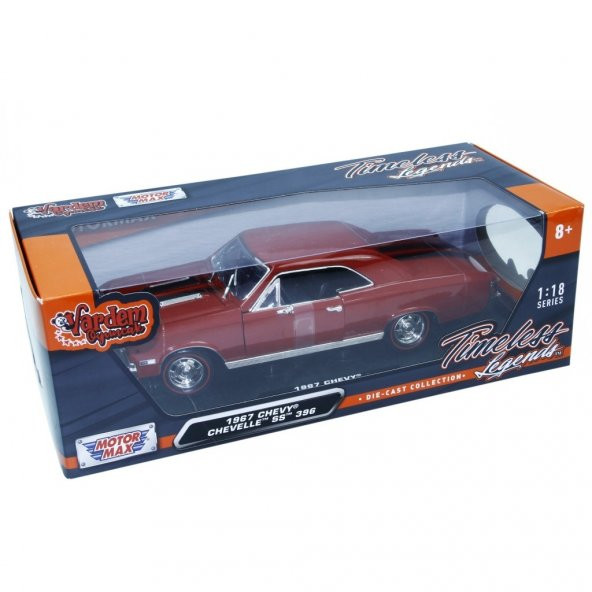 Motormax 1:18 1967 Chevelle SS 396 Model Araba - 4