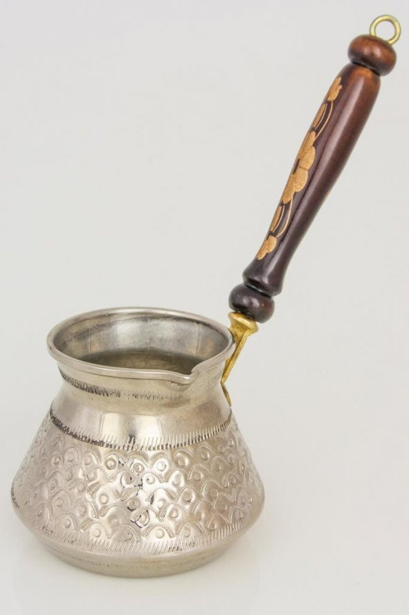 Orijinal Zımba Desen Bakır Cezve 8cm - 2
