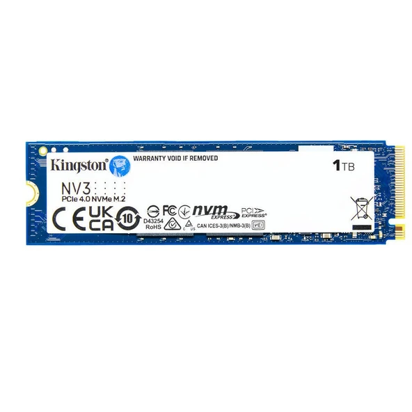 Kingston 1TB NV3 M.2 NVMe SSD Okuma 6000MB / Yazma 4000MB-SNV3S/1000G ürün görseli 1