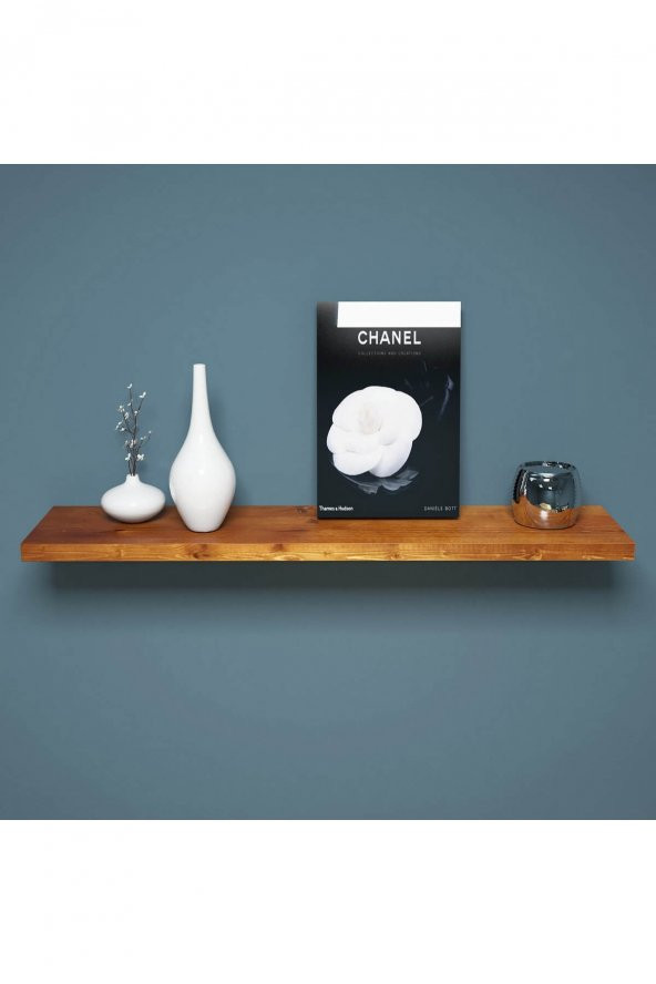 DEKORATİF AHŞAP DUVAR RAFI - TV ÜNİTE - KİTAPLIK - 2