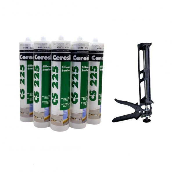 Henkel Ceresit Beyaz Silikon 280 Ml 5Li Set