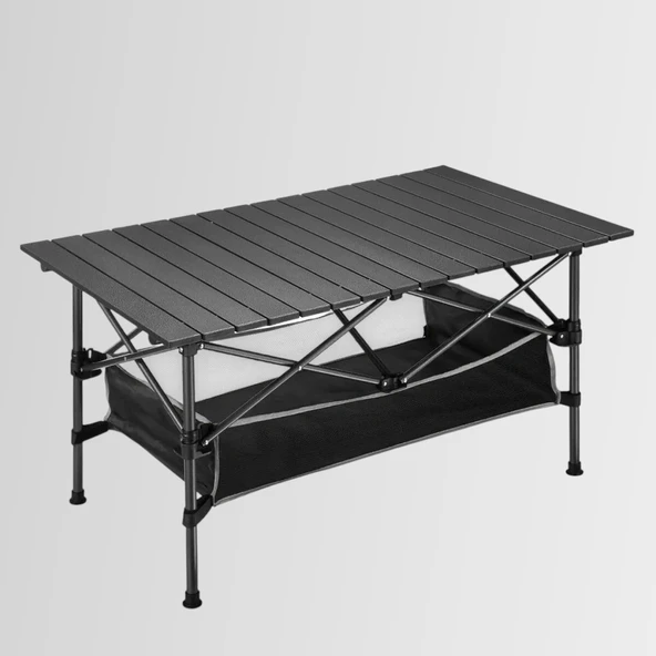 FUNKY CHAIRS Family Large Katlanabilir Alüminyum Kamp Masası Siyah - 2