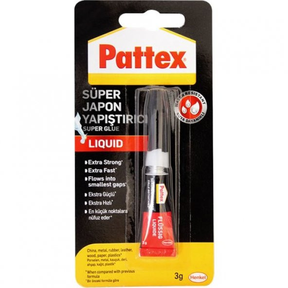 Pattex Liquid Süper Japon Yapıştırıcı 3g