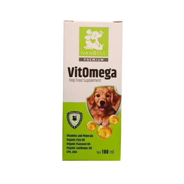 Nanbell VitOmega Köpek Vitamin Mineral Balık Yağı 100Ml ürün görseli 1