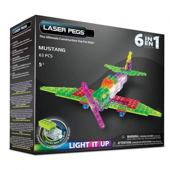 Laser Pegs-Rastplay-Zd160B Zıppy Do Mustang 6 İn 1 -Lego