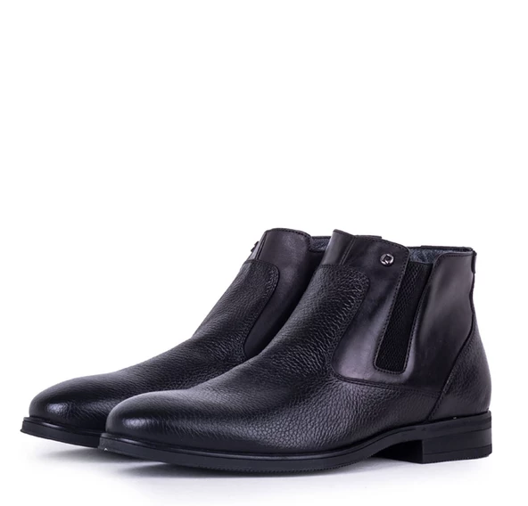 Pierre Cardin 4K 1196063 Hakiki Deri Fermuarlı Erkek Bot - 4