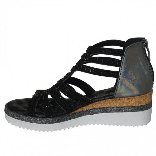 Mammamia D20YS-1315 Taşlı Bayan Sandalet - 2