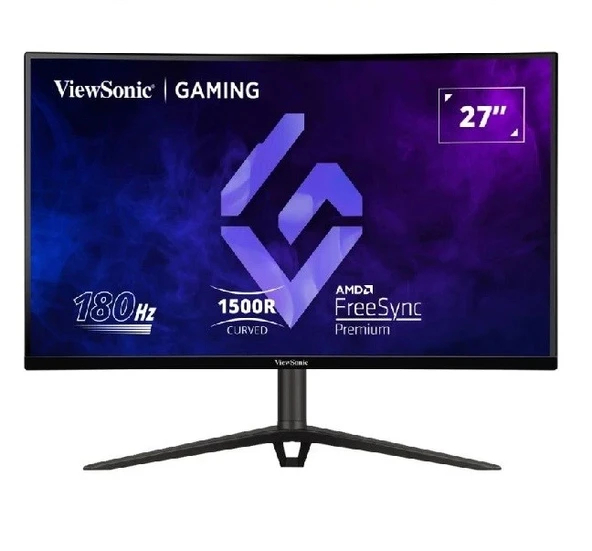 VIEWSONIC 27" VX2718 -2KPC-MHDJ 2K QHD 1MS 180HZ 2XHDMI DP HDR10 FREESYNC PREMIUM CURVE GAMING MONIT