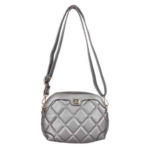 Bagacar 1324 Bayan Çapraz Omuz Çantası Gümüş - 3