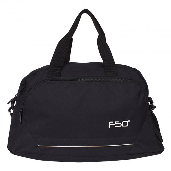 Bagacar Ayakkabı Bölmeli Omuz Askılı Spor Çantası Siyah - 2