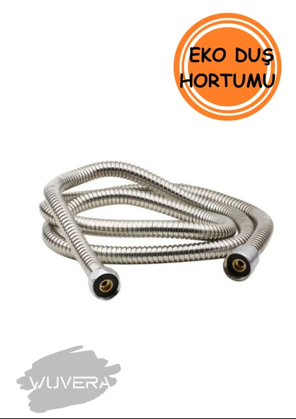 WUVERA Duş Hortumu 150 Cm Spiral - Dayanıklı ve Esnek - 2
