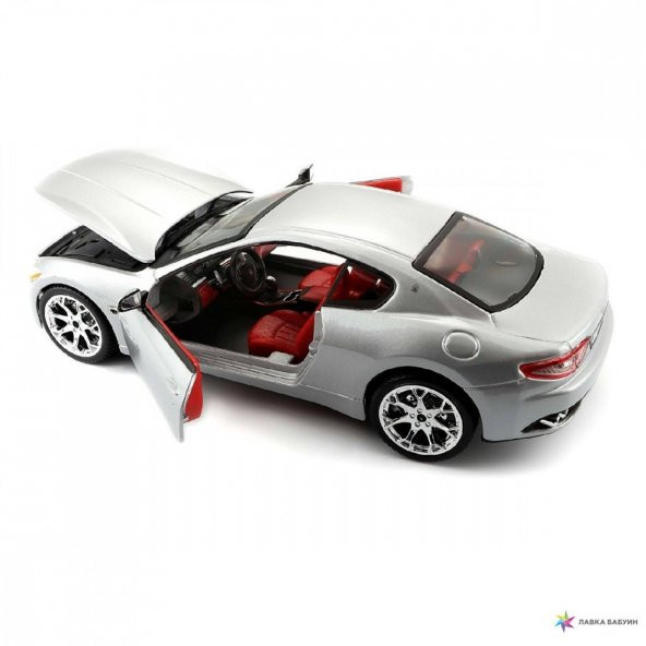 Burago 1:24 Maserati Gran Turismo 2008 Model Araba - 4
