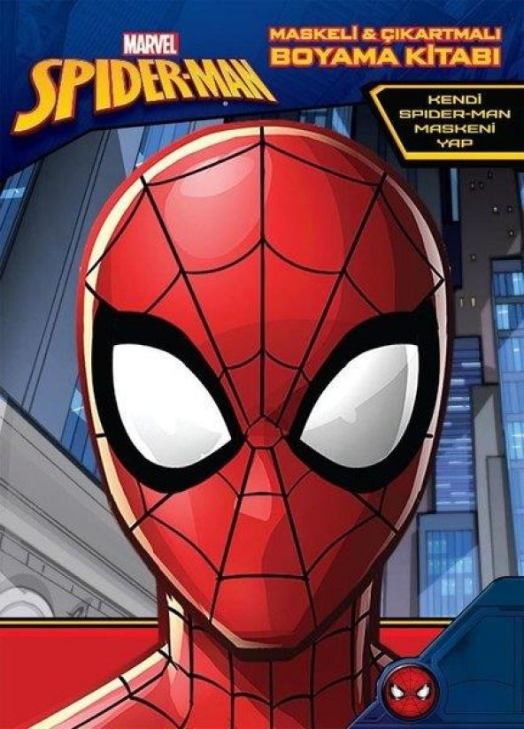 Marvel Spiderman Maskeli ve Çıkartmalı Boyama Kitabı