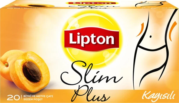 Lipton Slim Plus Kayısılı Karışık Bitki Çayı 20 x 2 G