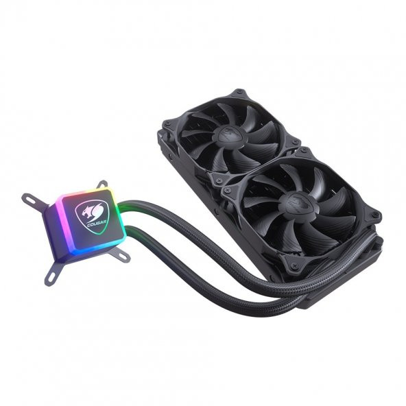 Cougar AQUA 240 RGB Aydınlatmalı Sıvı Soğutma Sistemi (Kumandalı) - 2