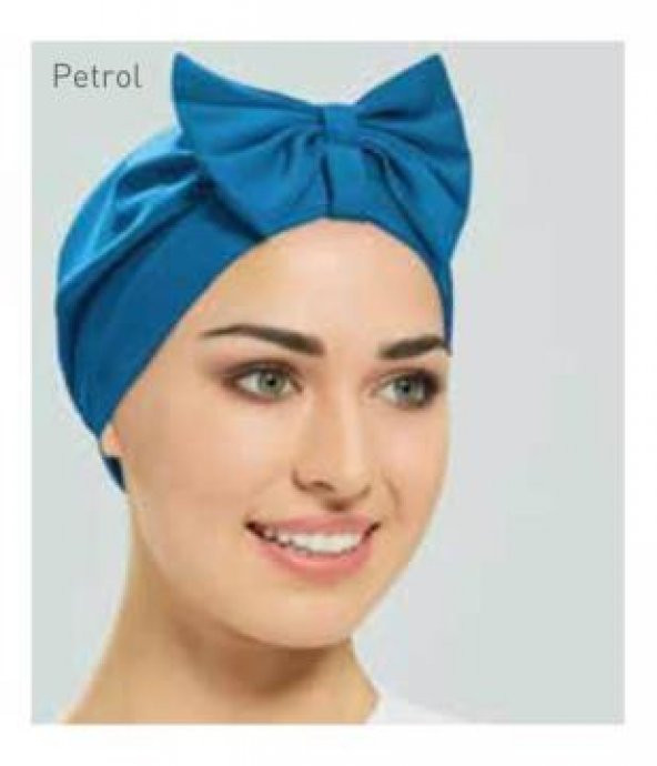 Adasea Fiyonklu  PETROL  Tesettür Mayo Bonesi - 2