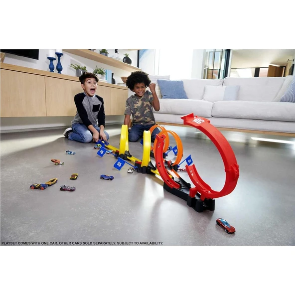 Orjinal Hot Wheels Çok Çemberli Yarış Seti - 4