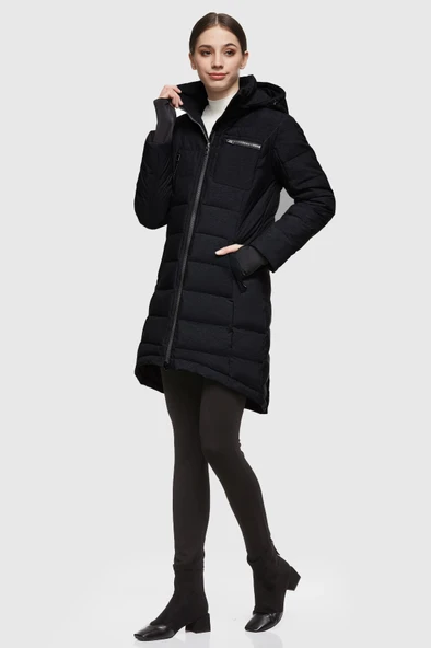 Kışlık Uzun Kadın Şişme Mont ürün görseli