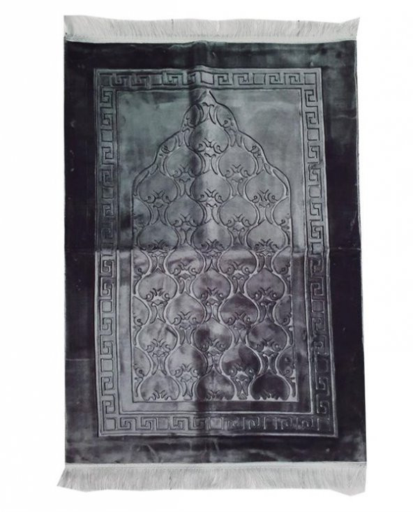 Uludağ Seccade Deri Taban Kadife Kabartmalı - 2