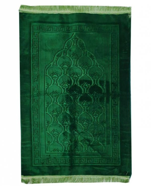 Uludağ Seccade Deri Taban Kadife Kabartmalı - 5