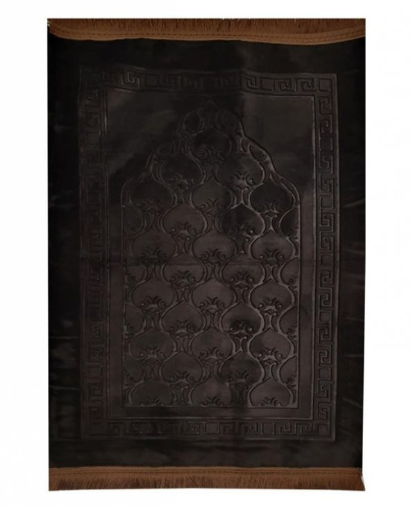 Uludağ Seccade Deri Taban Kadife Kabartmalı - 6