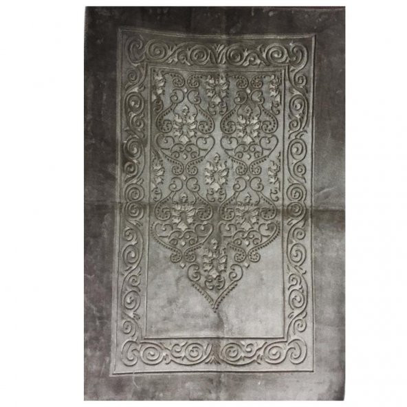 Uludağ Seccade Deri Taban Kadife Kabartmalı - 8