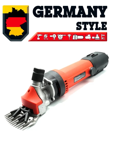 Germany Style Alman 9000VFX Çift Kartlı Motor Korumalı Metal Şanzuman Koyun Keçi Kırkma Makinesi Dev - 2