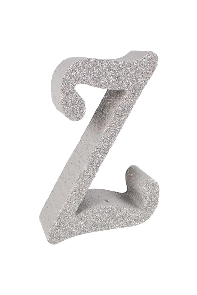 3D Kalın Simli Strafor Harf 4cmx15cm Gümüş