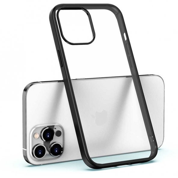 Teleplus iPhone 12 Pro Max Kılıf Hom Bumper Silikon - 3