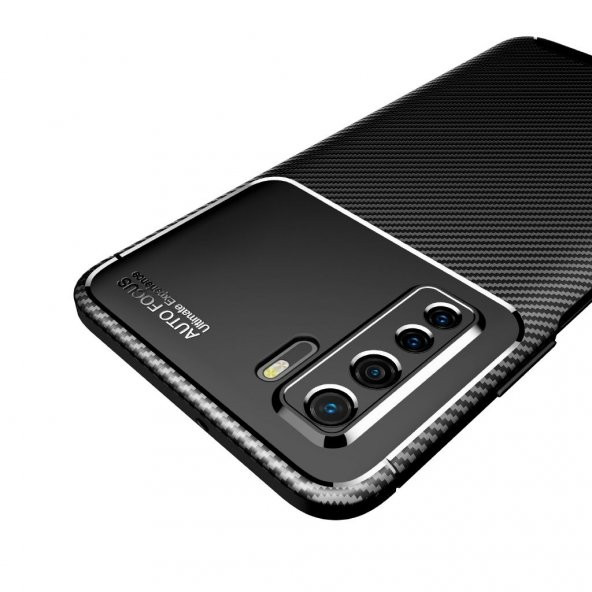 Teleplus Huawei P40 Lite 5g Kılıf Negro Karbon Desenli Silikon - 4