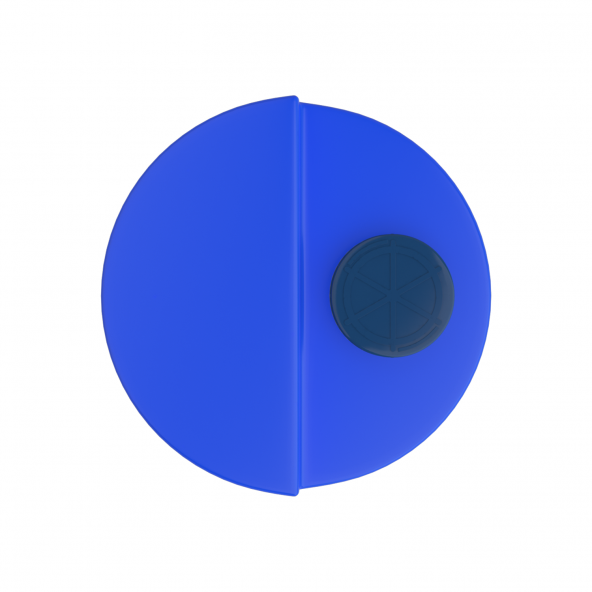 50 Litre Polietilen Dikey Su Deposu - Mavi - 4