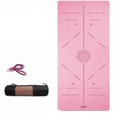 Tusi Yoga Matı ve Pilates Minderi Pembe Tpe 10mm