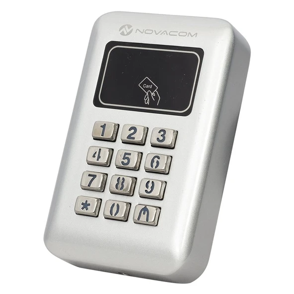 Novacom NC-MS03WP RFID - Şifrematik Kart Okuyucu Otomatik Kapı Kilit Sistemi (Pin - Proximity) ürün görseli