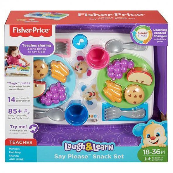 Fisher Price Eğlen ve Öğren Köpekçiğin Eğitici Sofrası (Türkçe) FBN24 - 7