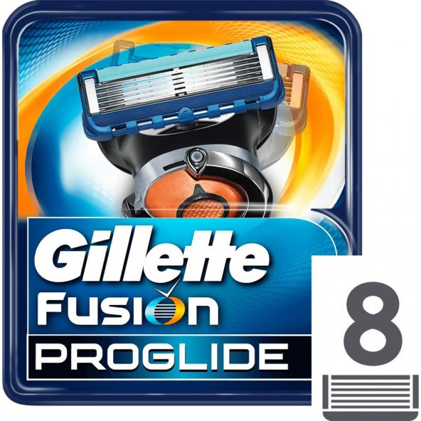 Gillette Fusion ProGlide Yedek Tıraş Bıçağı 8li Karton Paket