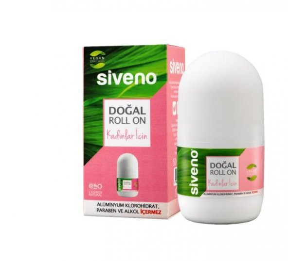 Siveno Doğal Roll-On Kadınlar İçin 50 ml