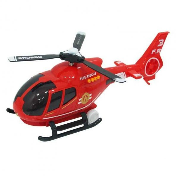 Mega Oyuncak Sesli Işıklı Uzaktan Kumandalı İtfaiye Helikopteri JYD178A - 2