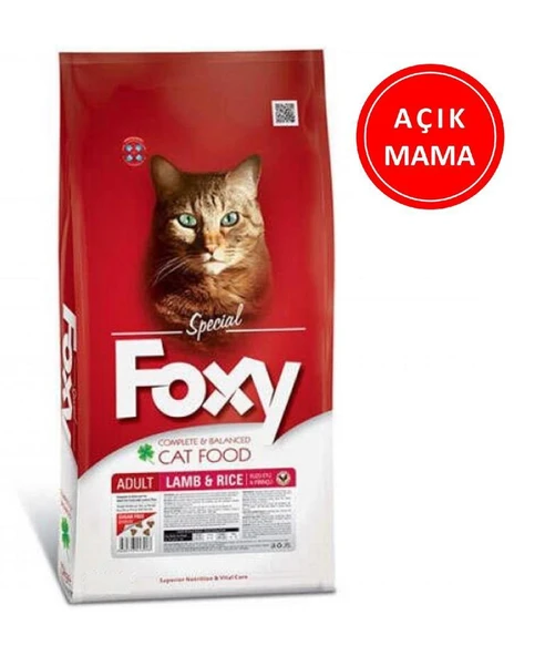 Foxy 32/10 Kuzu Etli Yetişkin Kedi Maması 1 Kg AÇIK ürün görseli 1