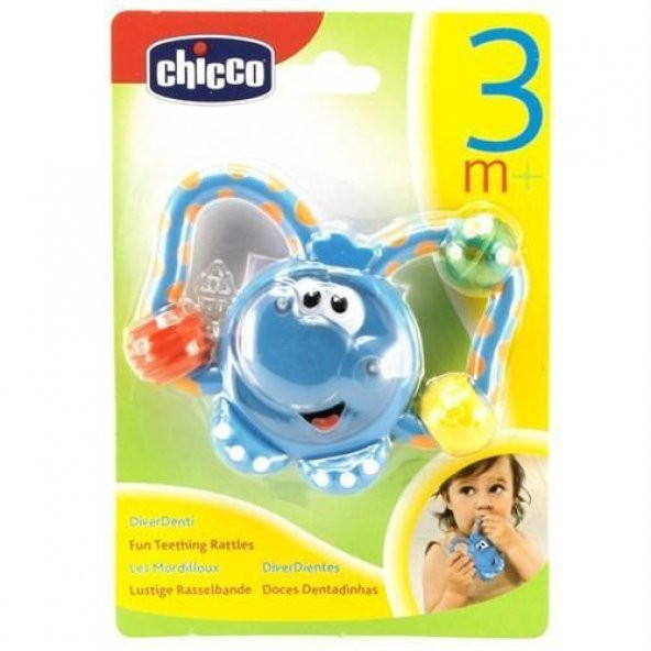 Chicco Eğlenceli Diş Kaşıma Çıngırağı Fil - 2