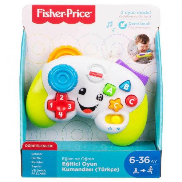 Fisher Price Eğlen ve Öğren Eğitici Oyun Kumandası (Türkçe) FWG23 - 3