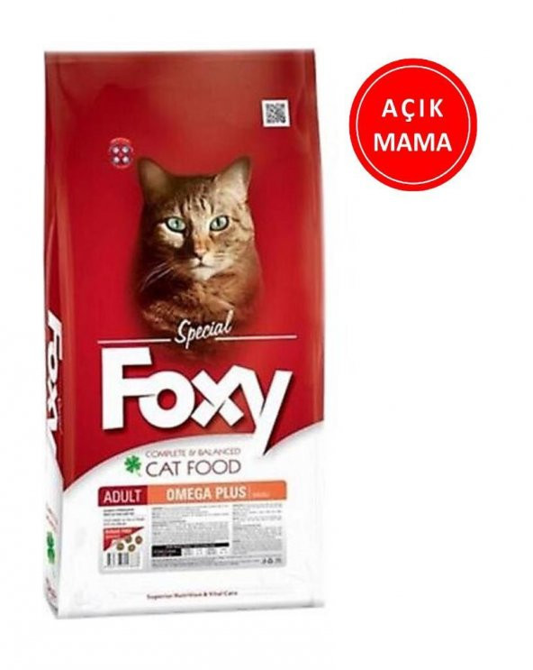 Foxy 30/15 Somon Balıklı Yetişkin Kedi Maması 1 Kg AÇIK
